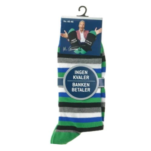 Strømper med striber (str. 40,46 )