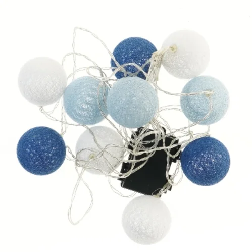 Lyskæde med kugler (str. 500 cm)