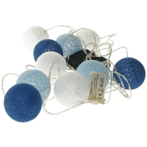 Lyskæde med kugler (str. 500 cm)