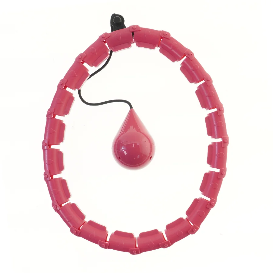 Pink trænings hulehop fra Scandinavian Collection (str. Ø 40 cm)
