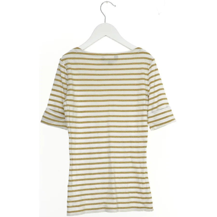 Stribet kortærmet bluse fra Ralph Lauren (str. XS)