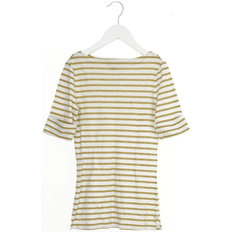 Stribet kortærmet bluse fra Ralph Lauren (str. XS)