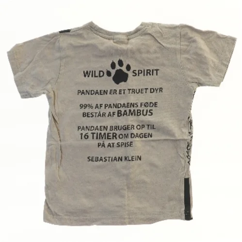 T-shirt med panda-motiv fra Kids Up (str. 104)