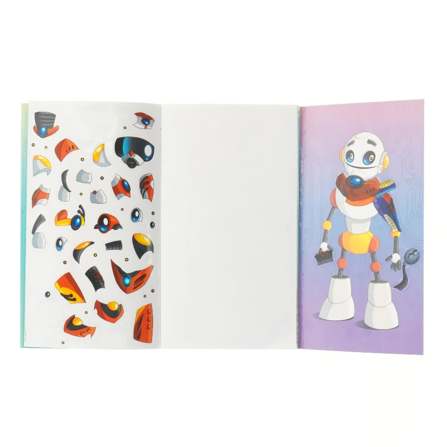 Robot-klistermærkebog