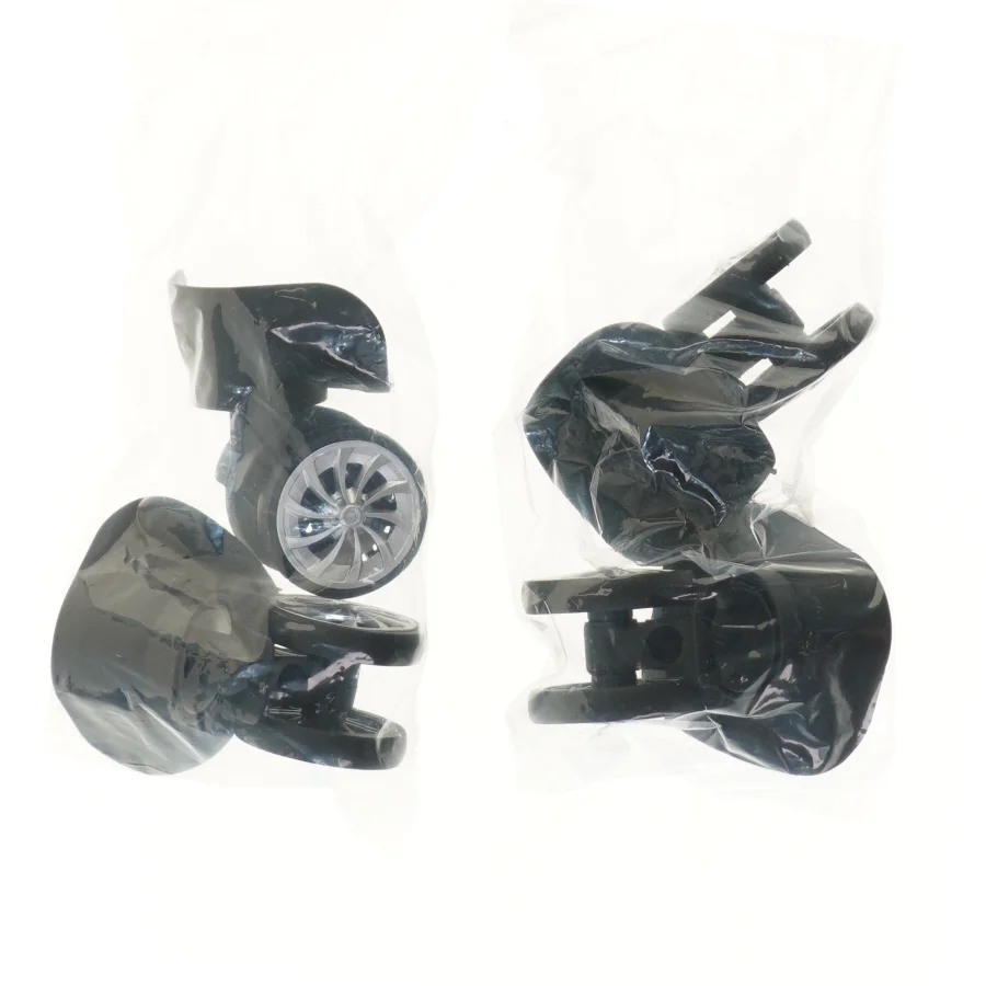 Sæt af sorte hjulstørrelser, 4 styk (str. 10,5 cm, 4 styk cm)