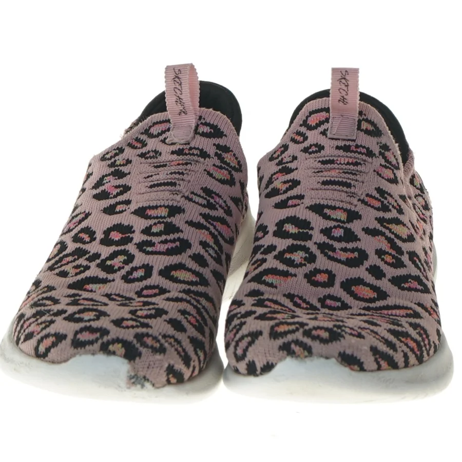 Leopardmønstrede sneakers til børn fra Skechers (str. 22 cm)