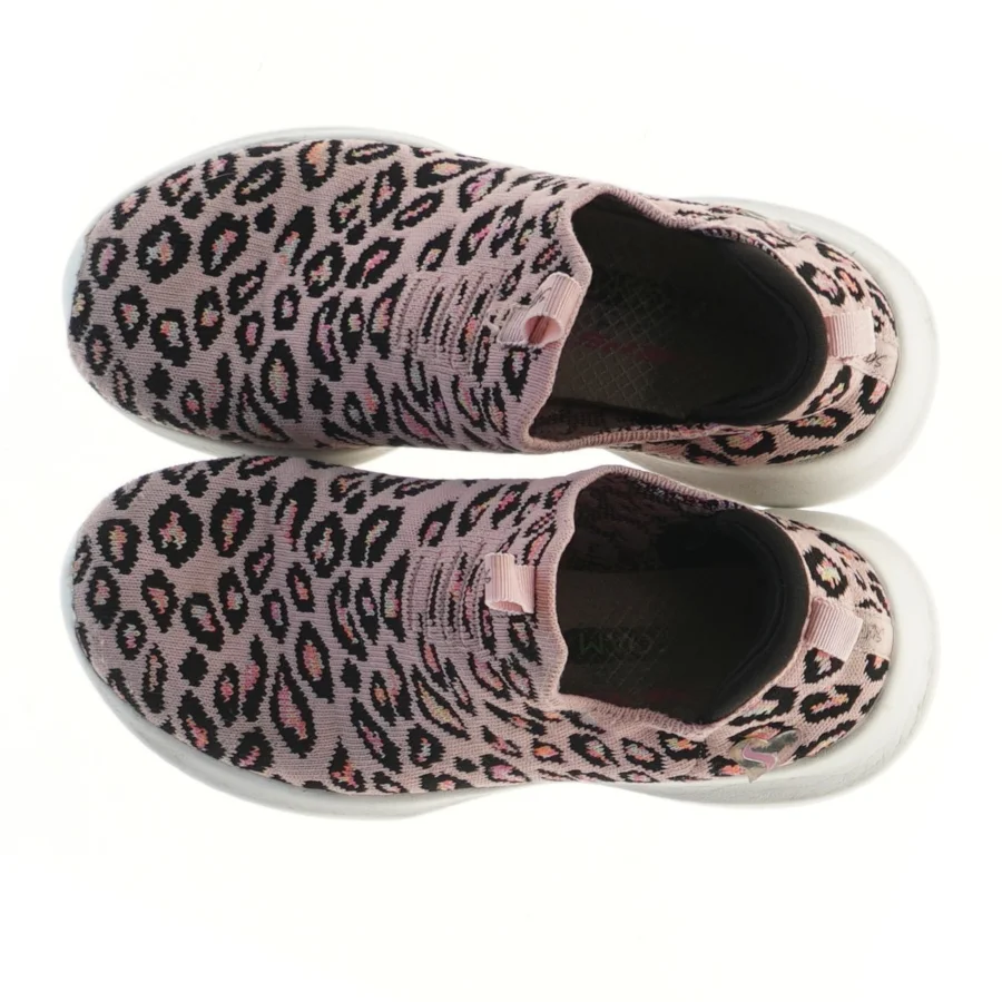 Leopardmønstrede sneakers til børn fra Skechers (str. 22 cm)