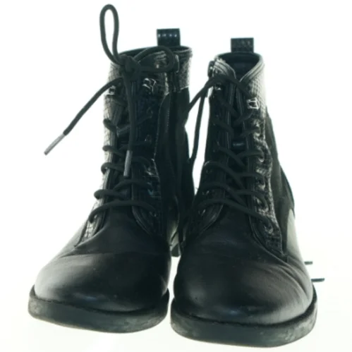 Damestøvler, sort læder fra Sprox (str. 37 cm)