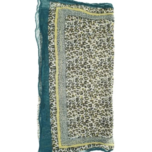 Leopardprint tørklæde (str. 175 x 110 cm)