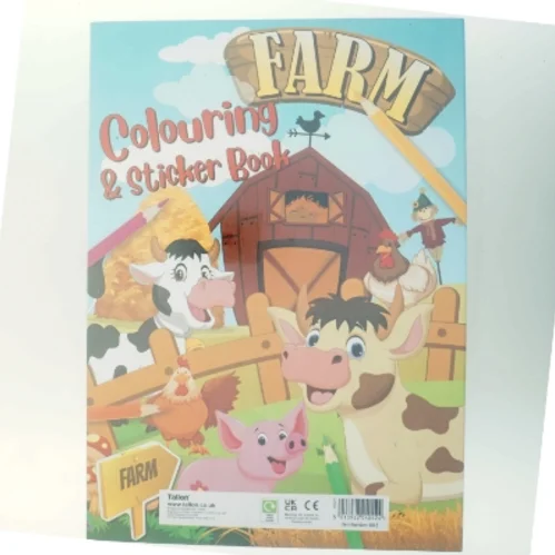 Farme mellem farve- og stickerbog fra Artbox af Artbox (Bog)