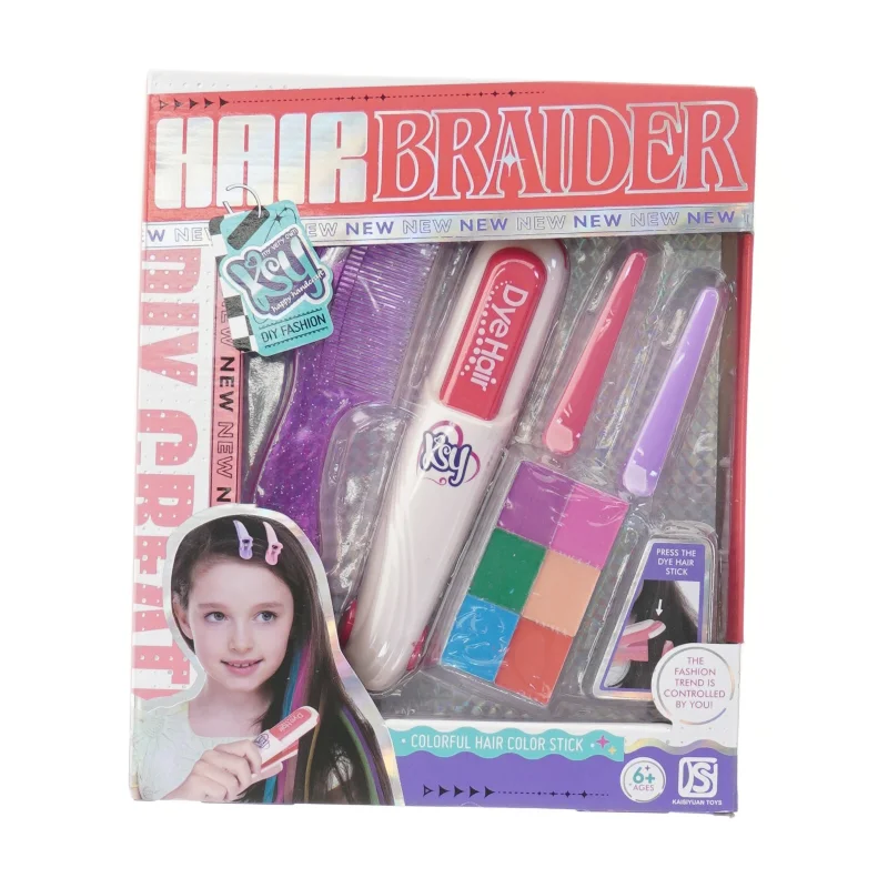 Hårflette og farvelegetøj