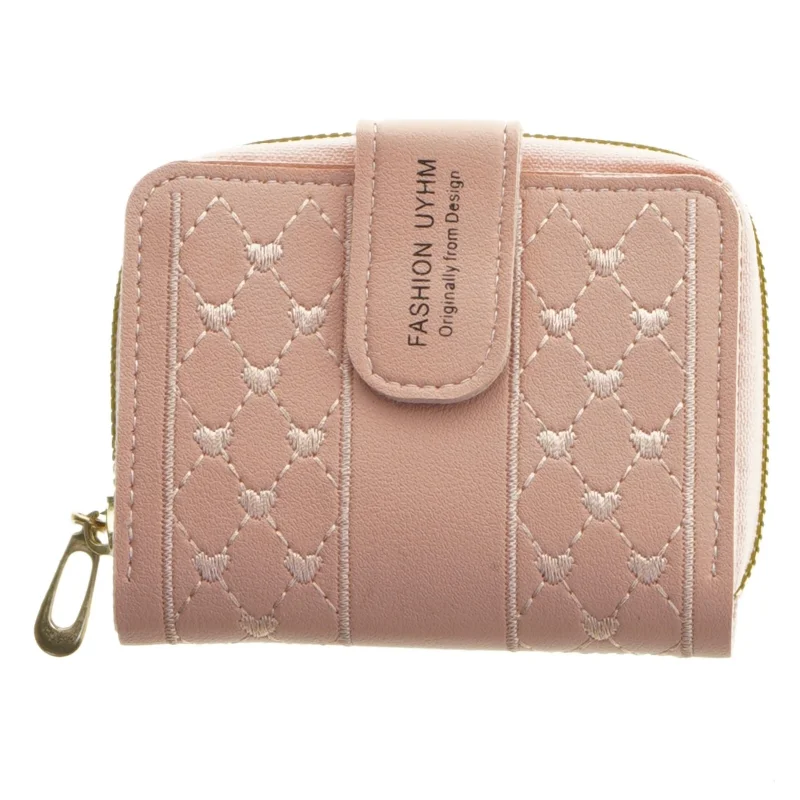 Lyserød pung fra FASHION UYHM (str. 12x10 cm)