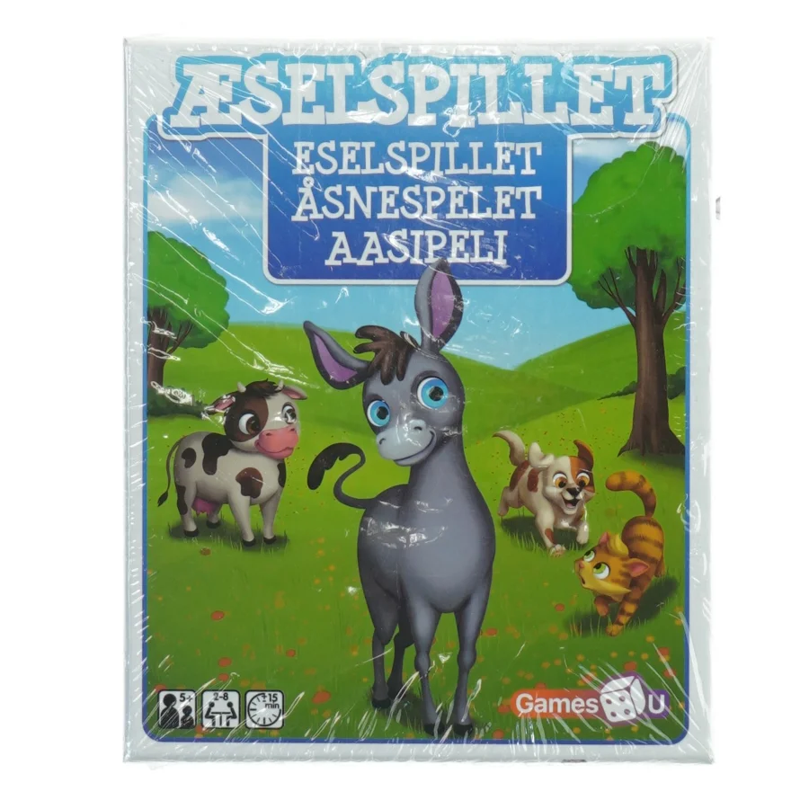 æselsplillet kortspil fra Games4U (str. 17x14 cm)