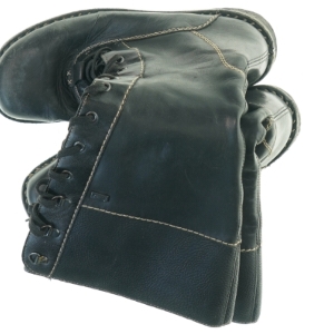 Sorte snørestøvler fra Rieker (str. 41)