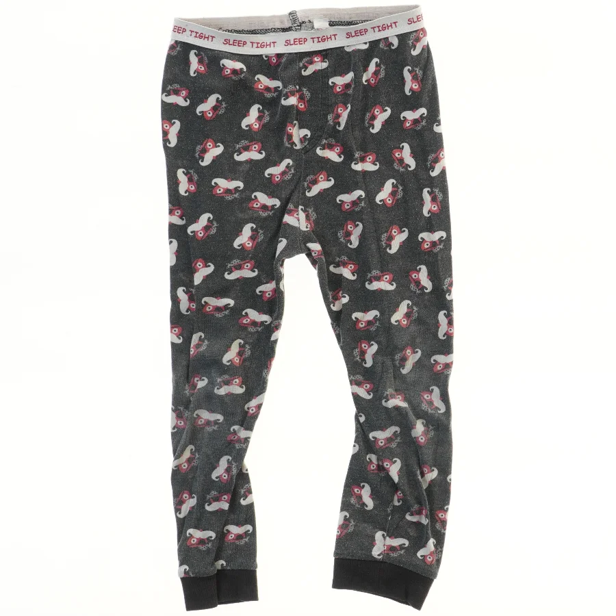 Pyjamasbukser med print (str.  24,5x57,5 cm)