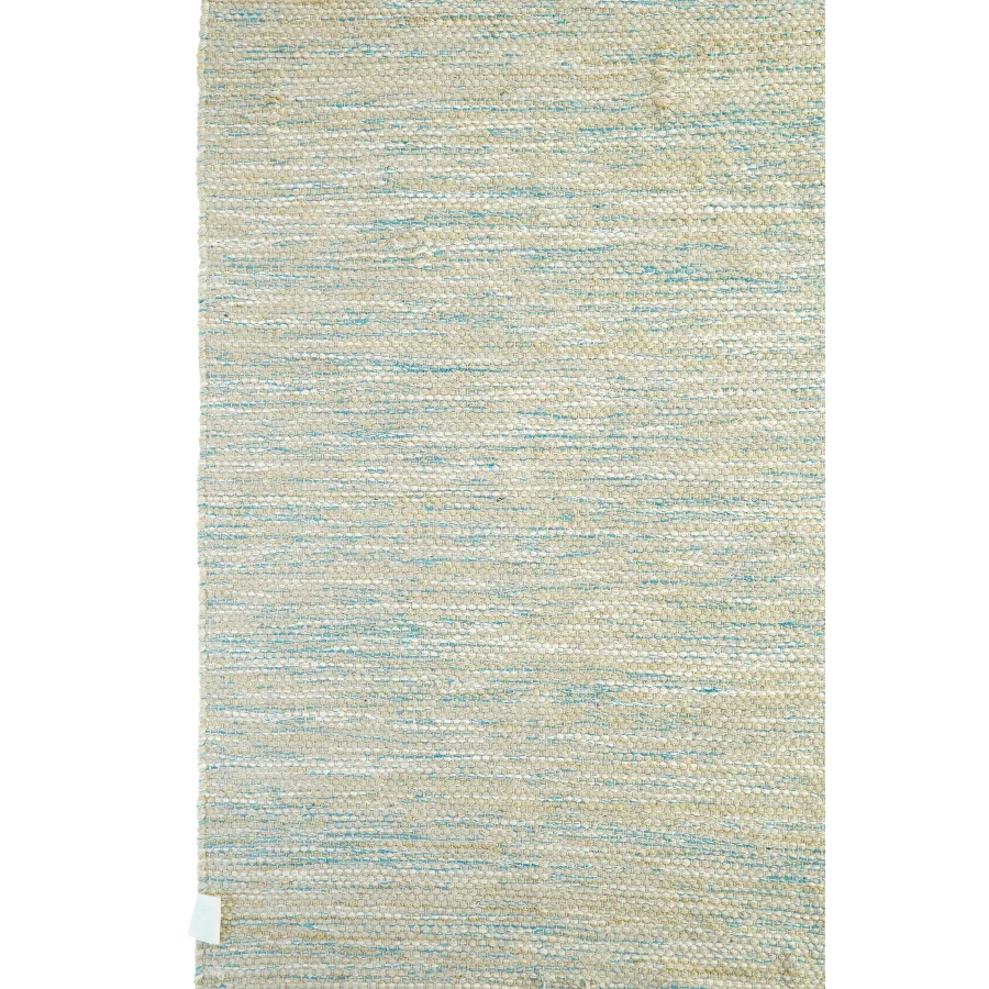 Vævet tæppe med frynser fra Mørke Gaard (str. 60 x. 100 cm)