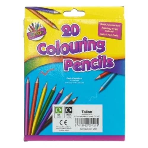 Farveblyanter, 20 stk fra Artbox (str. 20 blyanter)