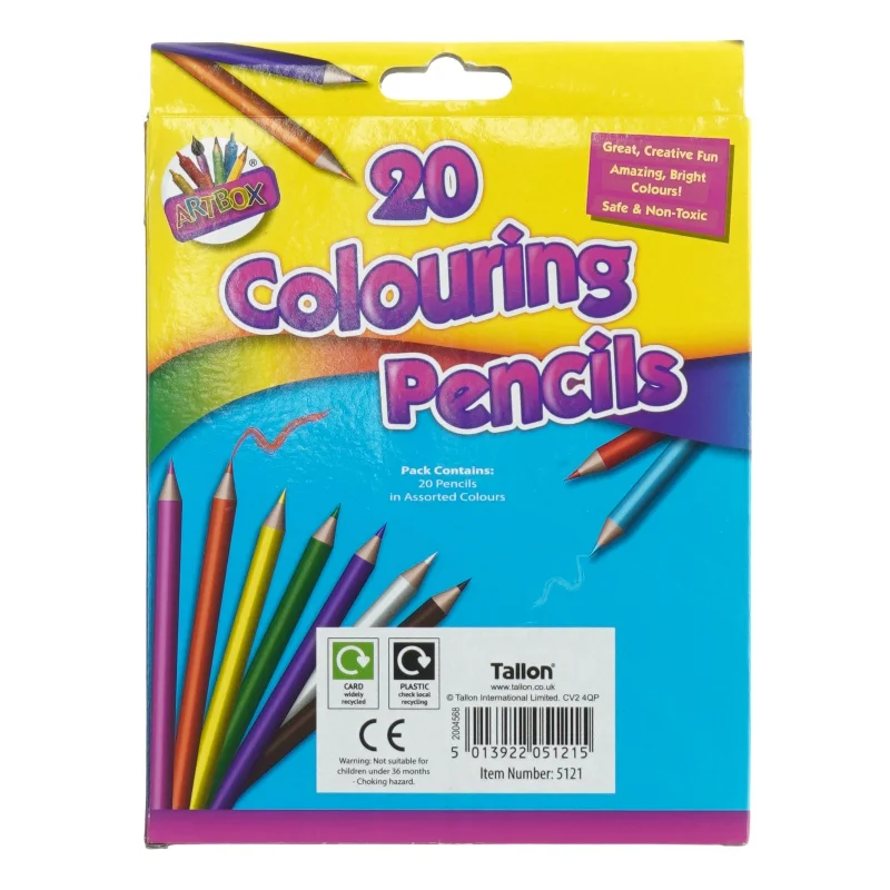 Farveblyanter, 20 stk fra Artbox (str. 20 blyanter)