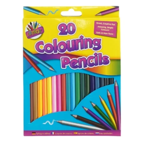 Farveblyanter, 20 stk fra Artbox (str. 20 blyanter)