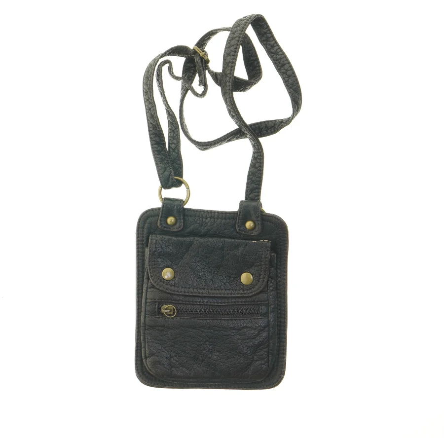 Sort skuldertaske (str. 18x15 cm)
