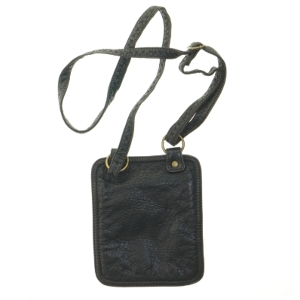 Sort skuldertaske (str. 18x15 cm)