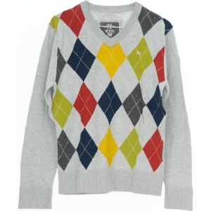 Sweater med argyle mønster fra H&M (str. 140)