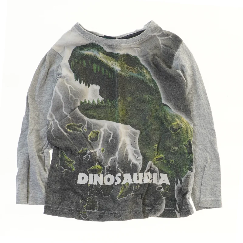 Langærmet T-shirt med dinosaurtryk fra Dinos Auria (str. 104)