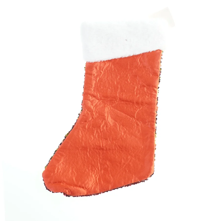 Julesok med pailletter (str. 42 cm)