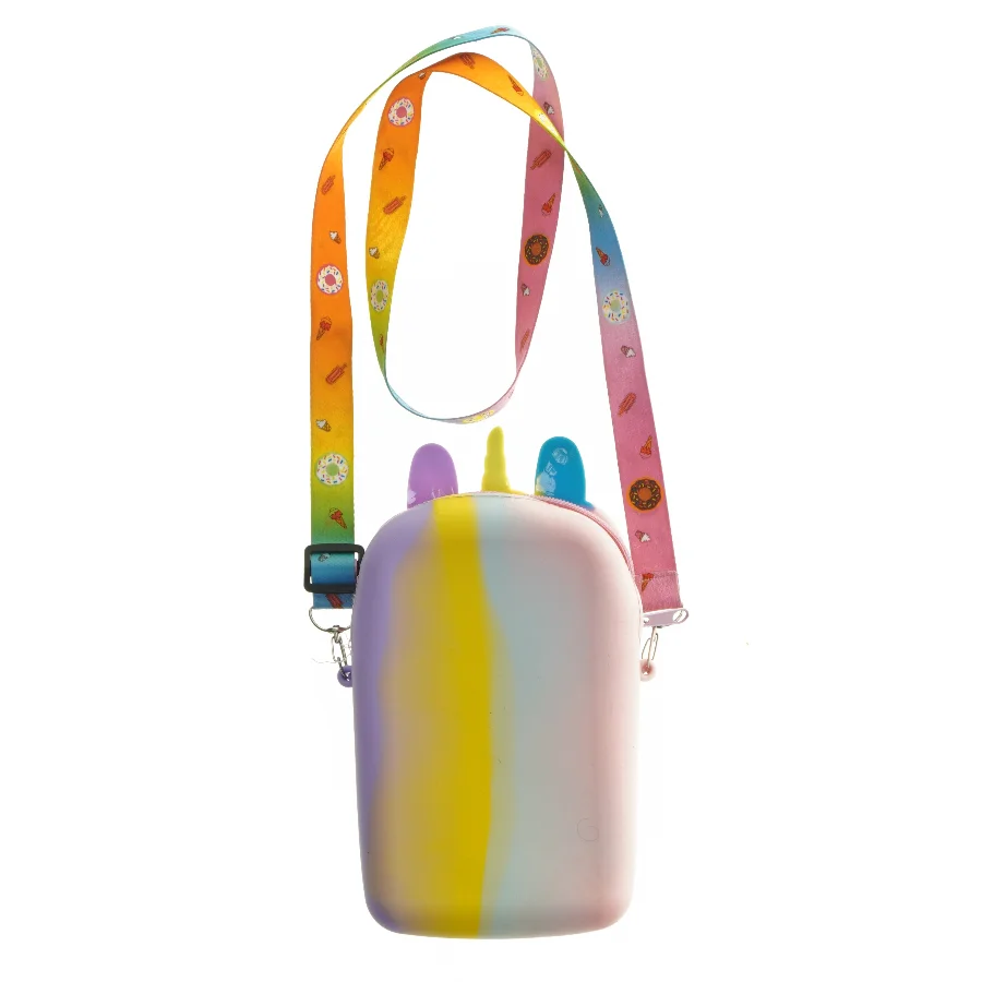 Unicorn pop-it skuldertaske (str. 23x13 cm)