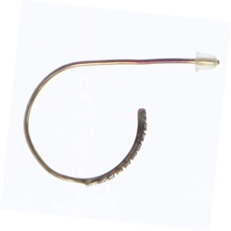 Ubrugt Lolas Love Guldørering med sten (str. Ø 2 cm)