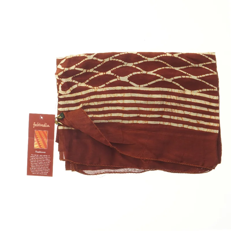 Ubrugt Håndvævet tørklæde fra Fabindia (str. 30x172 cm)