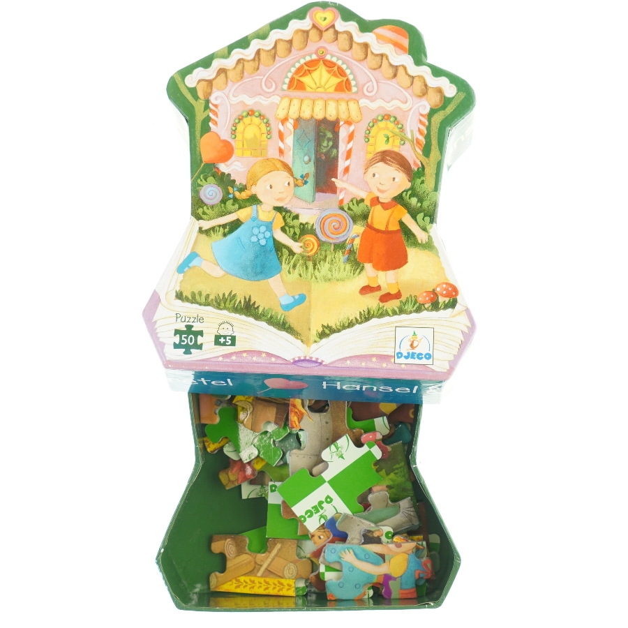 Hans og Grete puslespil fra Djeco (str. 62 x 20 cm)