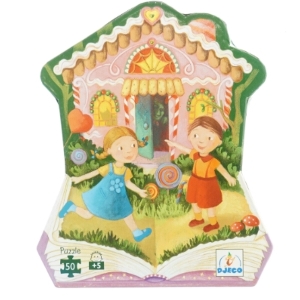Hans og Grete puslespil fra Djeco (str. 62 x 20 cm)