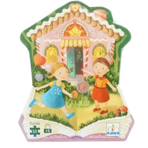 Hans og Grete puslespil fra Djeco (str. 62 x 20 cm)