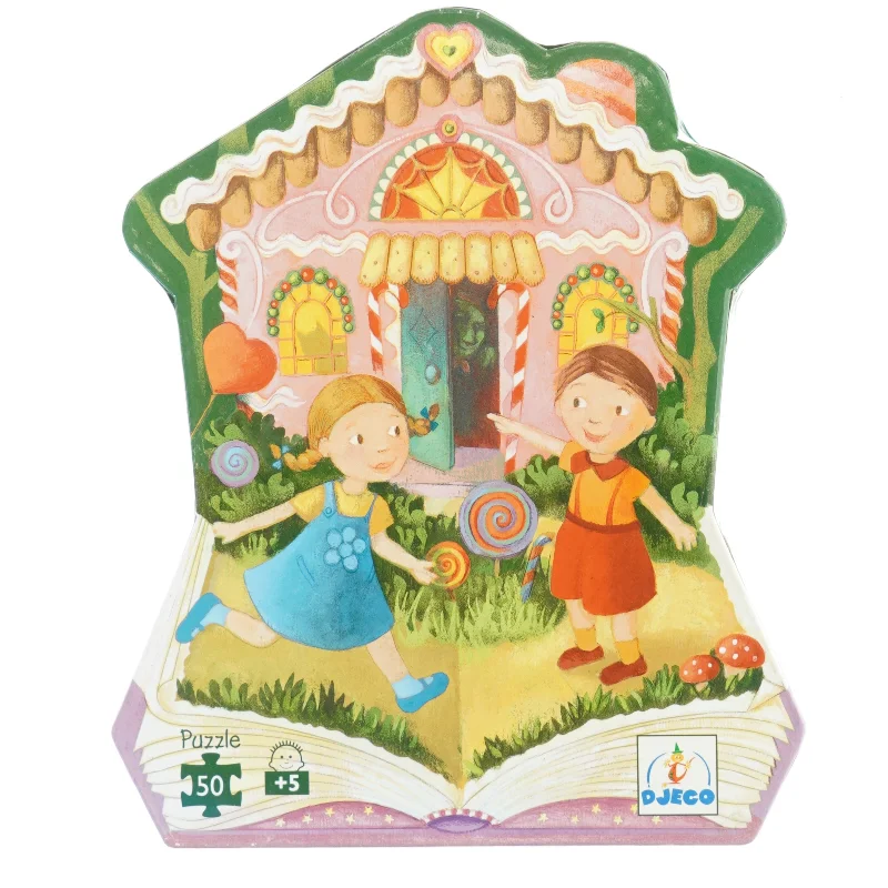 Hans og Grete puslespil fra Djeco (str. 62 x 20 cm)