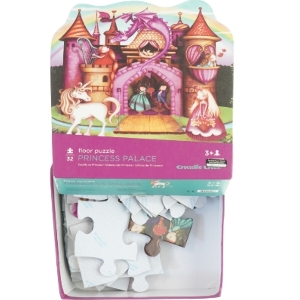 Gulvpuslespil, Prinsesseslot fra Crocodile Creek (str. 50 x 66 cm)