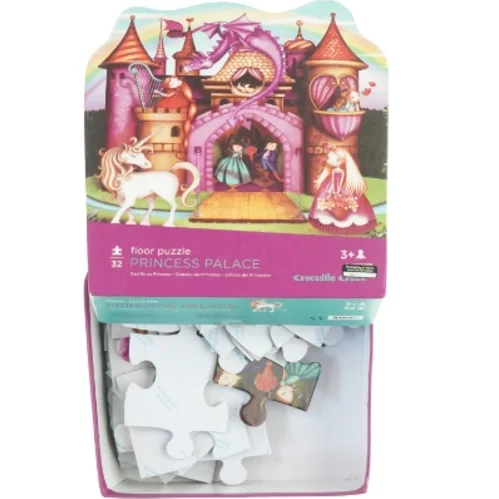 Gulvpuslespil, Prinsesseslot fra Crocodile Creek (str. 50 x 66 cm)