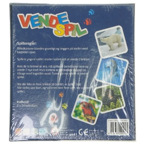 Vendespil med vilde dyr (str. 20x22 cm)