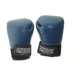 Blå boksehandsker fra Fightersport (str. 28x17,5x12,5 cm)