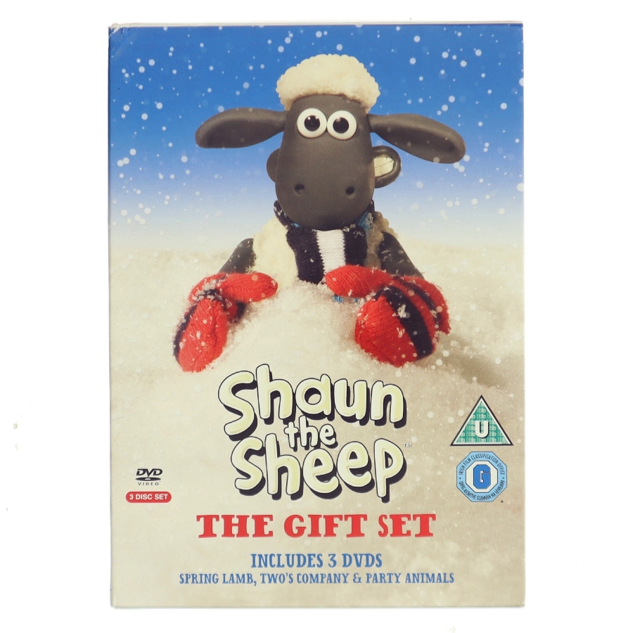 Shaun The Sheep Giftset med Skuespillere er animerede karakterer fra serien (DVD)
