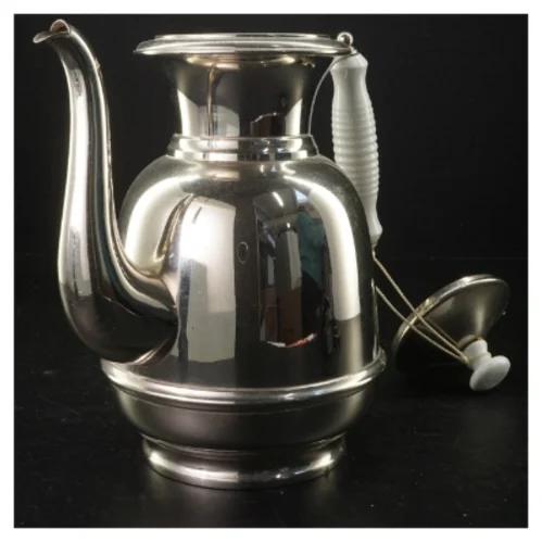 Sølvfarvet tekande fra Kanne (str. 28 cm)