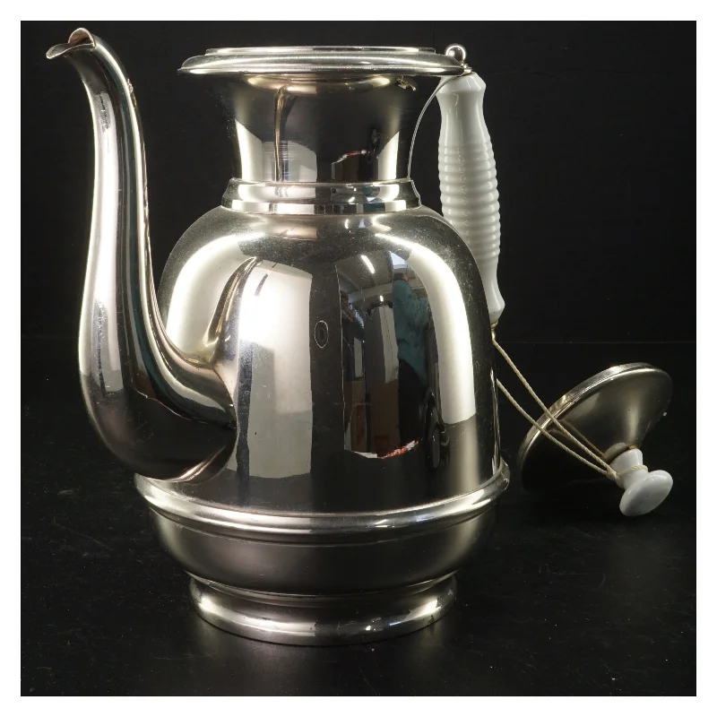 Sølvfarvet tekande fra Kanne (str. 28 cm)