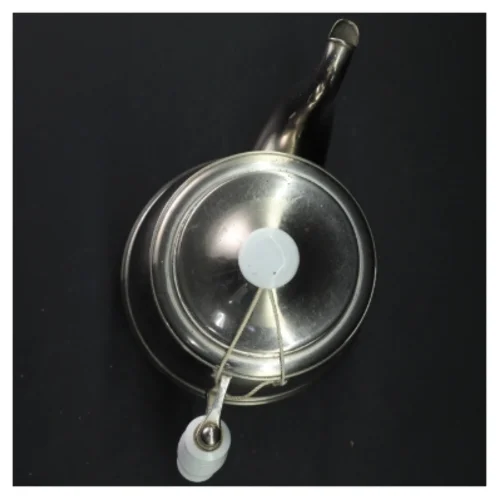 Sølvfarvet tekande fra Kanne (str. 28 cm)