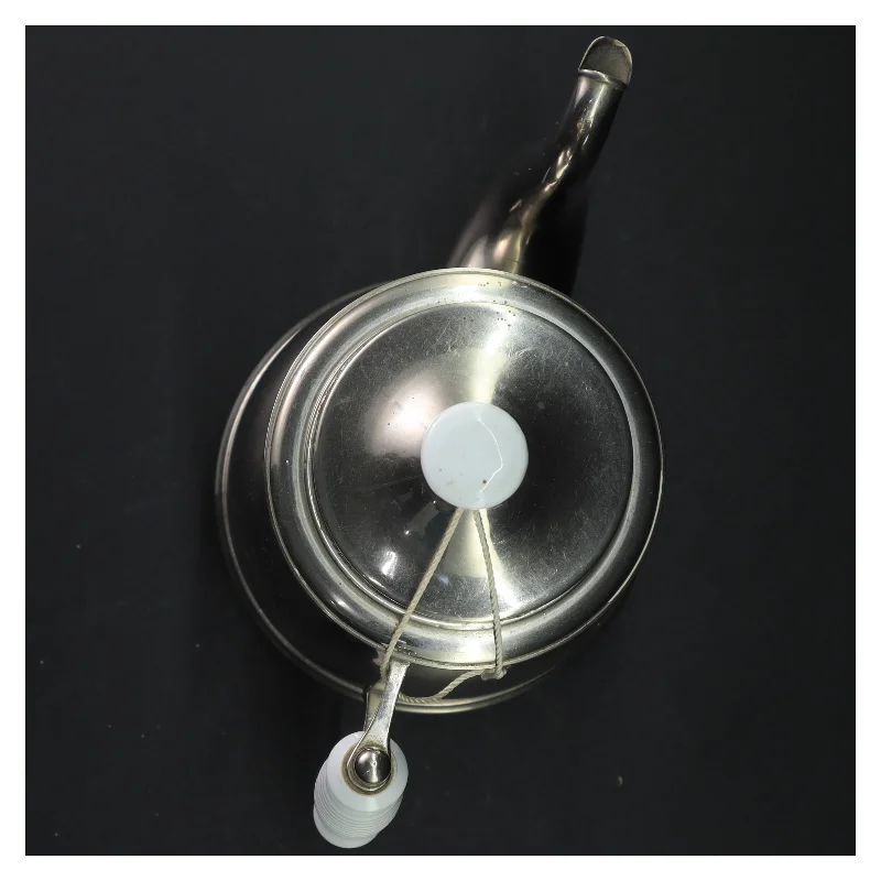 Sølvfarvet tekande fra Kanne (str. 28 cm)