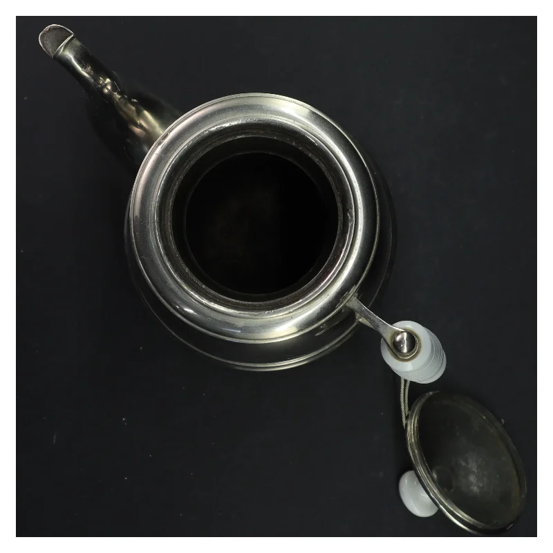 Sølvfarvet tekande fra Kanne (str. 28 cm)