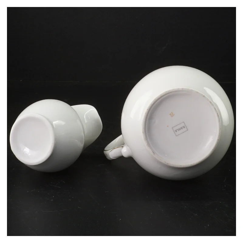 Porcelænskander fra Kahla (str. 15-10 cm)