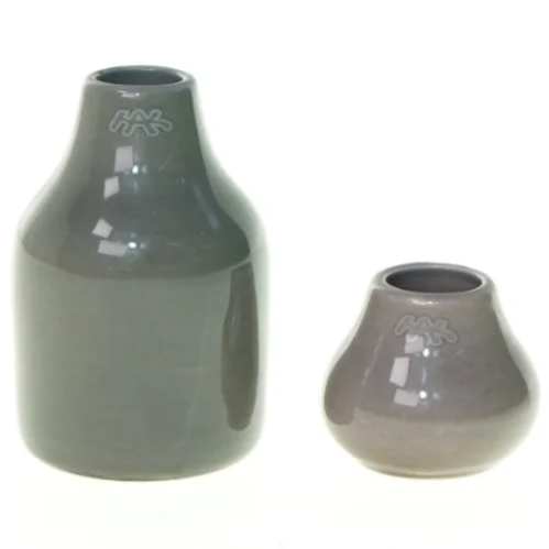 Keramikvase sæt (str. 8 x 5 cm og 4 x 5 cm)