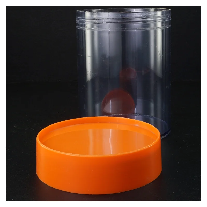 Orange låg til opbevaringsbeholder