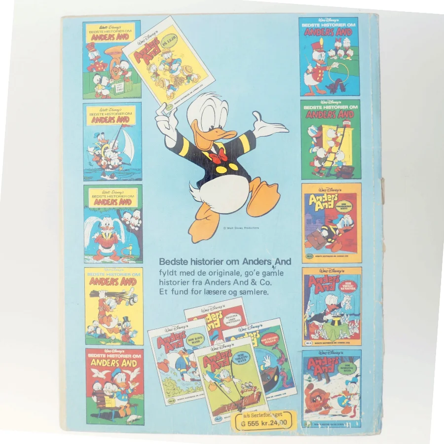 Anders And på lejr af Walt Disney (Bog)