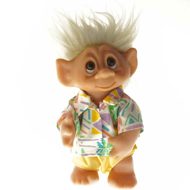 Troll-dukke med tøj fra Thomas Dam (str. 22 cm)